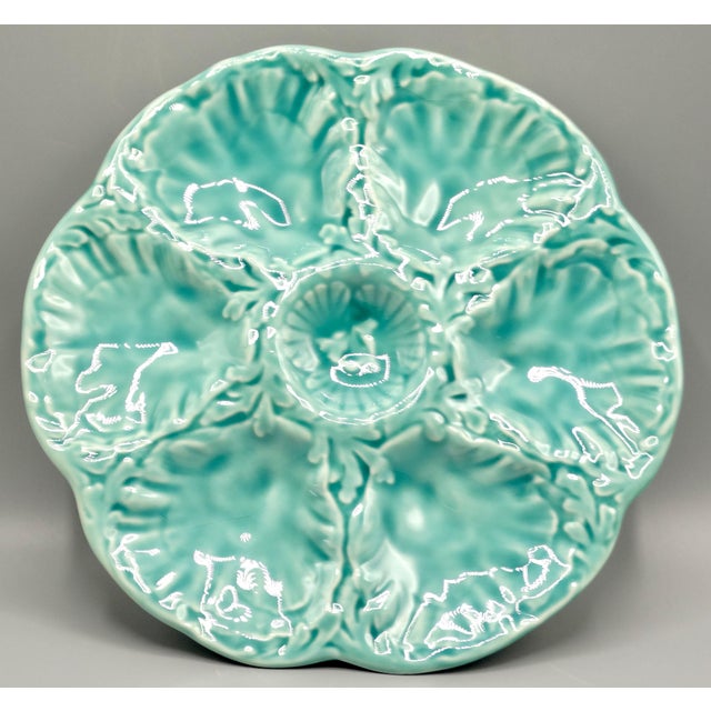 French Oyster Plate For Sale - Image 9 of 11