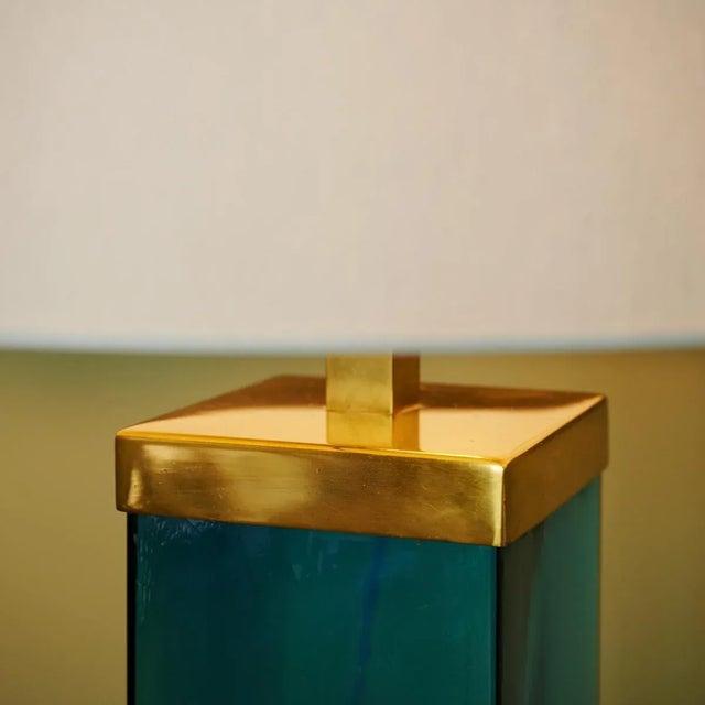 Murano Glass Lamps, Set of 2 For Sale - Image 3 of 5