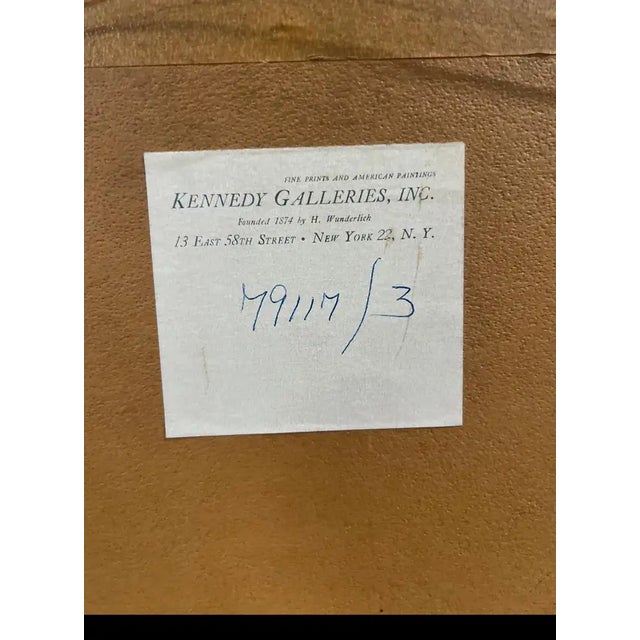 Philip Jamison Coastal Scene Watercolor Painting , Signed & Framed 1950's For Sale - Image 18 of 18