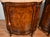 Late 19th Century 1890s Antique French Louis XV Burl Walnut Marble Top Pair of Cabinets Credenzas For Sale - Image 5 of 18