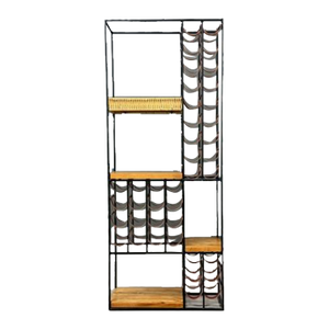 1960s Arthur Umanoff 40 Bottle Wine Rack