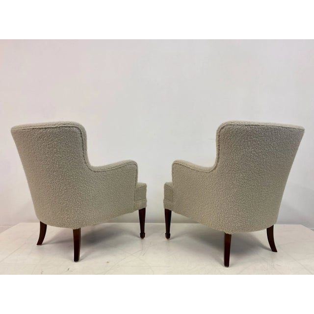 Mid-Century Modern Set of Danish Armchairs by Frits Henningsen, 1950s For Sale - Image 3 of 14