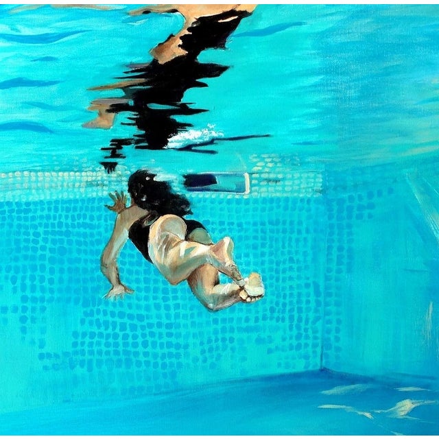 Contemporary Maude Ovize, Aquatic Sensation, 2025, Silkscreen For Sale - Image 3 of 5