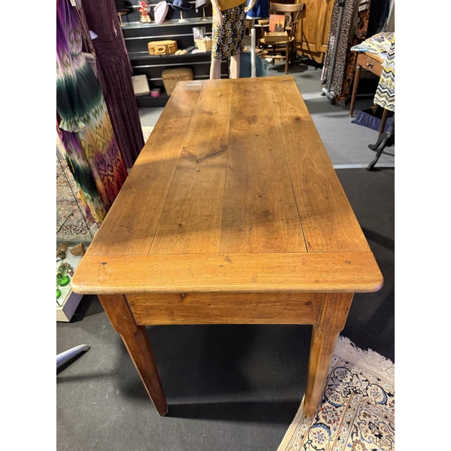 Farmhouse Table in Cherry For Sale - Image 6 of 8
