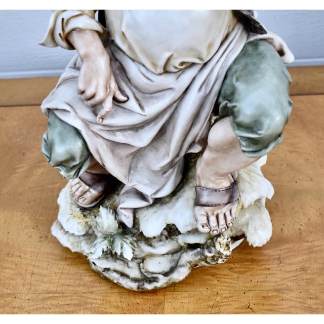 1960s Antonio Borsato Porcelain Figurine Vintage Italian Matinee Italy No 19 Rare For Sale - Image 5 of 18