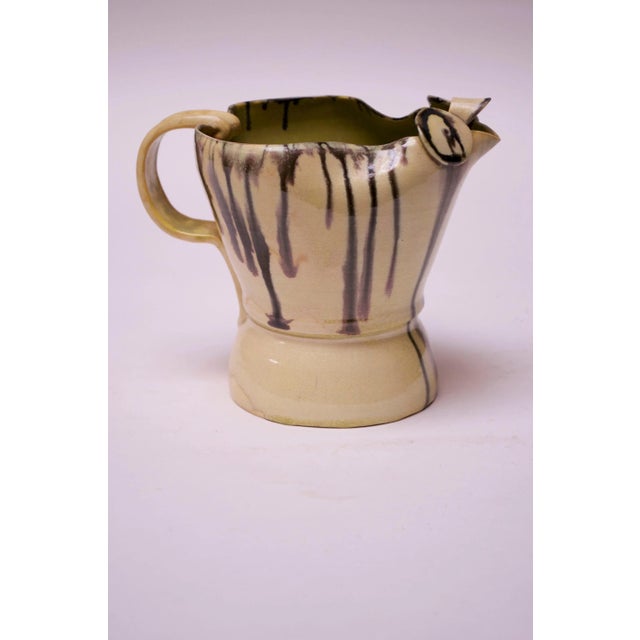 1940s Studio Pottery Chicken Pitcher by Emily Reinse For Sale - Image 4 of 12