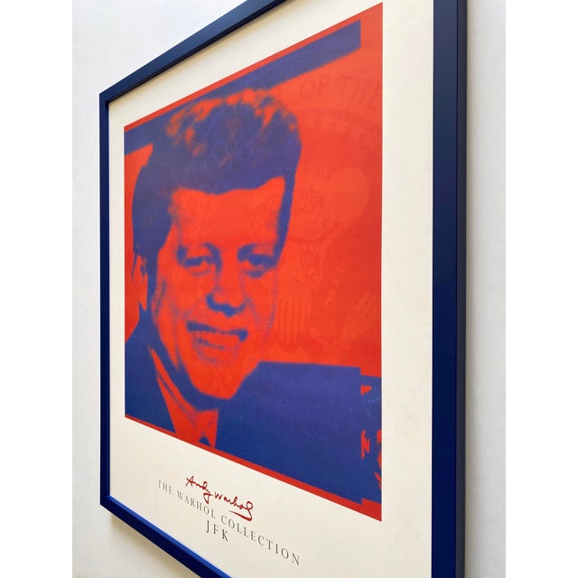 Andy Warhol Foundation Vintage Offset Lithograph Print Framed JFK Pop Art Poster " Flash-November 22, 1963 From the Flash Portfolio " 1968 For Sale - Image 17 of 18