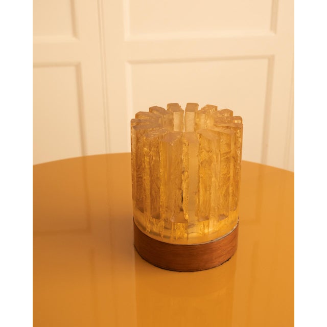 Vintage Cylindrical Table Lamp, 1960s For Sale - Image 10 of 10