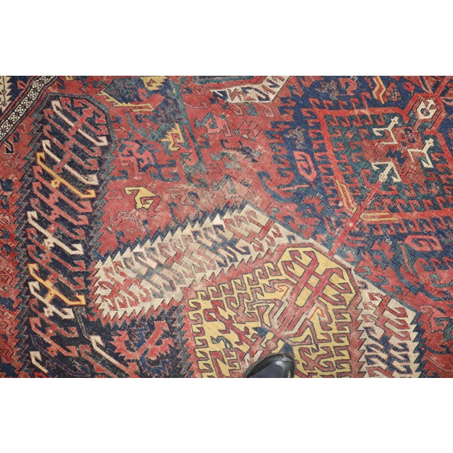 19th Century Rare Zabihi Collection Dragon Soumac Flat-Weave Rug - 9'2" x 12'7" For Sale - Image 10 of 12