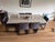 Industrial West Elm Tompkins 74-Inch Dining Table - Winter Wood / Steel For Sale - Image 3 of 9