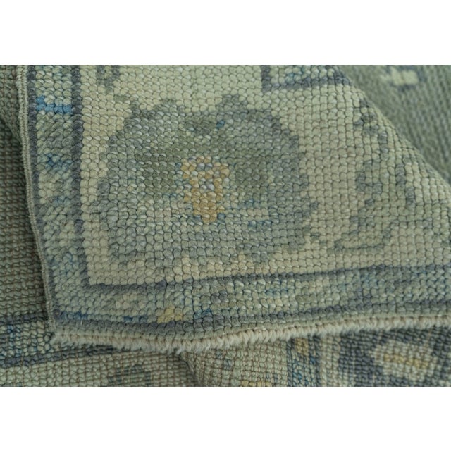 Turkish Oushak Rug 2'9"x 9'6" #19046 For Sale In Houston - Image 6 of 8