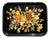 Large Black Papier-Mâché Tray, France, 1970 For Sale