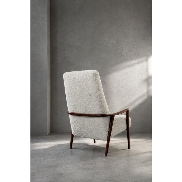Mid-Century Scandinavian Modern White Teak Armchair from Bröderna Andersson, 1960s For Sale - Image 6 of 18
