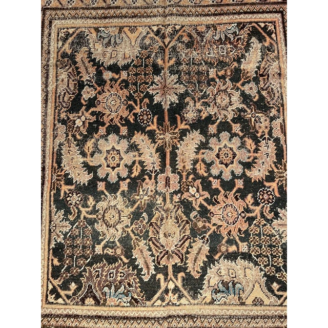 Turkish Antique Indian Rug 7.1x5.8 For Sale - Image 3 of 5