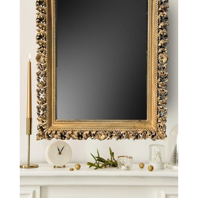 A 19th century Florentine style wall mirror with an ornate gilt frame. We commissioned this mirror for our store in the...