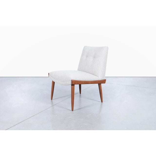 Mid-Century Modern Walnut Slipper Lounge Chairs by Kroehler, 1960s For Sale In Los Angeles - Image 6 of 12