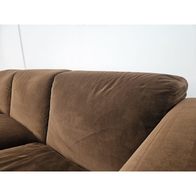 1960s D120 Three-Seater Sofa by Valeria Borsani and Alfredo Bonetti for Tecno, 1966 For Sale - Image 5 of 15