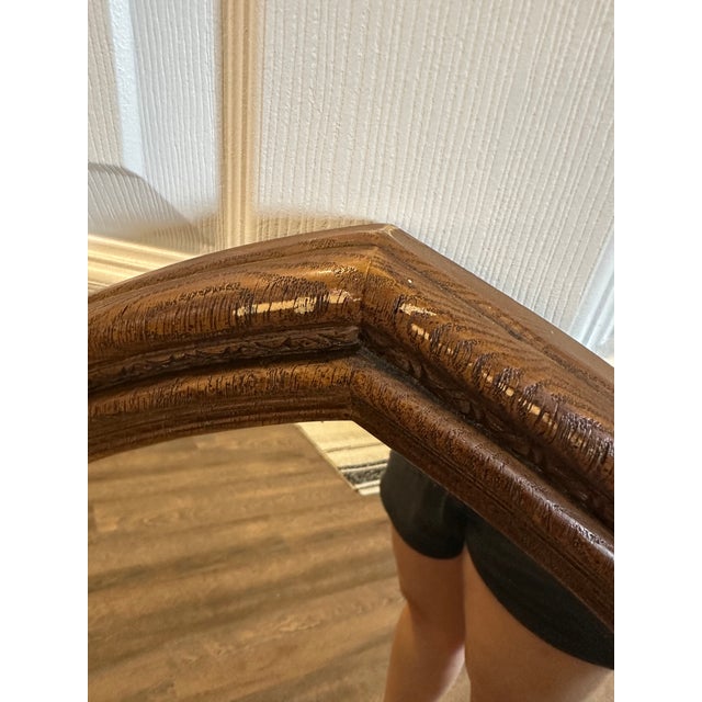 Elevate your entryway, foyer, or living space with this striking vintage cathedral-style arched mirror, manufactured in...