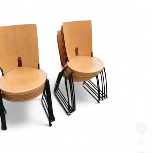1980s Tables and Chairs by Borge Lindau for Blå Station, Set of 12 For Sale - Image 5 of 6