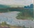 Original River Landscape Oil Painting, Ukrainian Artist, 1960s 27-33 For Sale - Image 6 of 6
