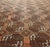 Orange Antique Turkomen Ersari Rug With Gul Design in Orange, Brown 9'7 X 12'10 For Sale - Image 8 of 16