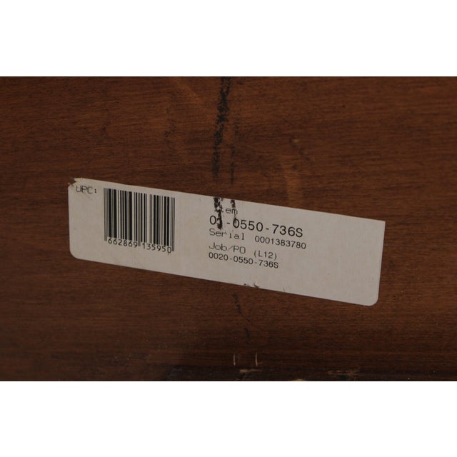 Lexington King Size Cherry Sheraton Style Bed For Sale - Image 16 of 18