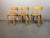 Brown First Edition Model 69 Chairs in Plywood by Alvar Aalto for Artek, Finland, 1940s, Set of 3 For Sale - Image 8 of 9