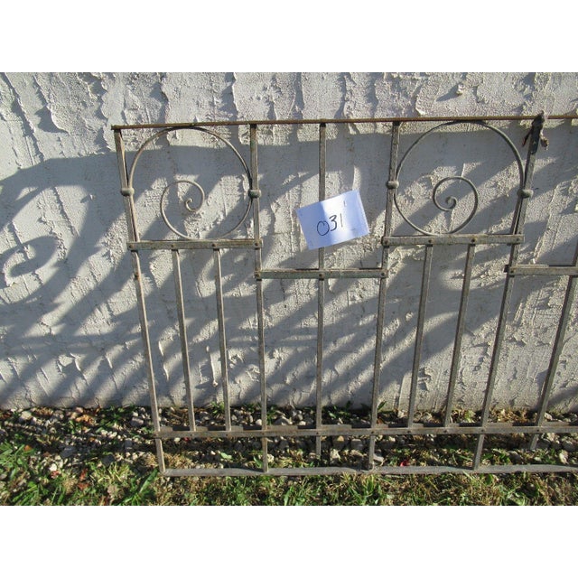 Victorian Antique Victorian Iron Gate For Sale - Image 3 of 6