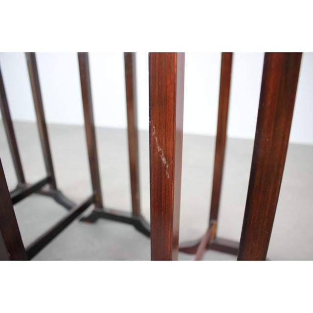 Art Deco Nesting Tables in Mahogany Veneer, Former Czechoslovakia, 1930s, Set of 3 For Sale - Image 13 of 18