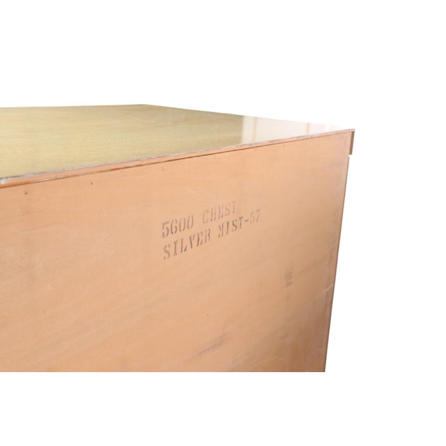 Mid 20th Century Mid Century Hollywood Regency Style Kent Coffey Five Drawer Chest the Parkdale Series Circa 1950/60's For Sale - Image 5 of 10