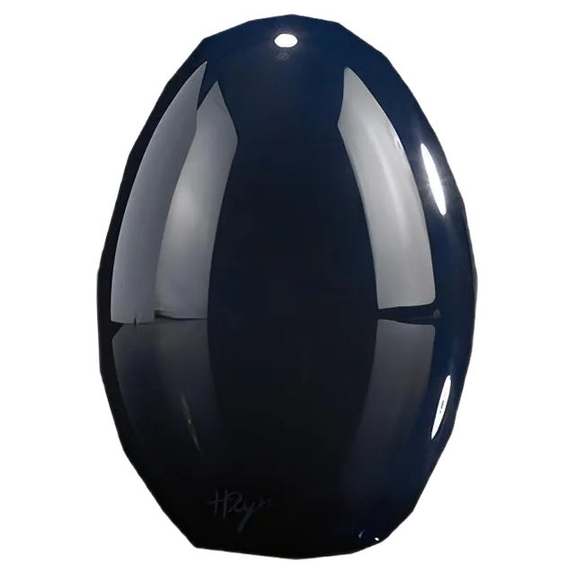 Small Black Egg Sculpture from VGnewtrend For Sale