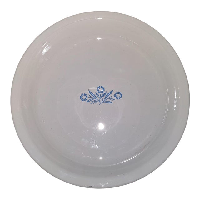 Mid 20th Century Mid Century Modern Corning Ware Cornflower Pie Dish For Sale