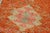 Bohemian Orange Runner Rug For Sale - Image 5 of 7