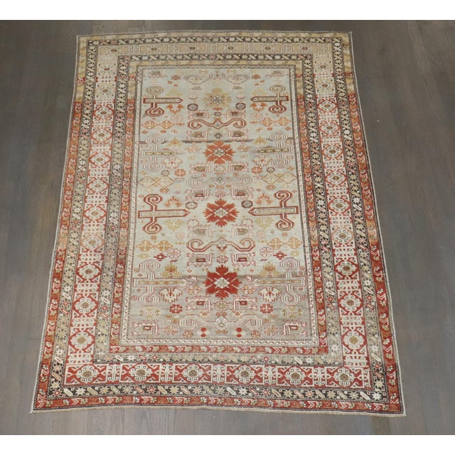 A high decorative early 20th century Caucasian shirvan rug