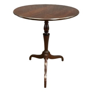 1930s Brandt Mahogany Spider Leg Side Table - Georgian Style For Sale