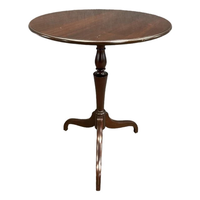 1930s Brandt Mahogany Spider Leg Side Table - Georgian Style For Sale