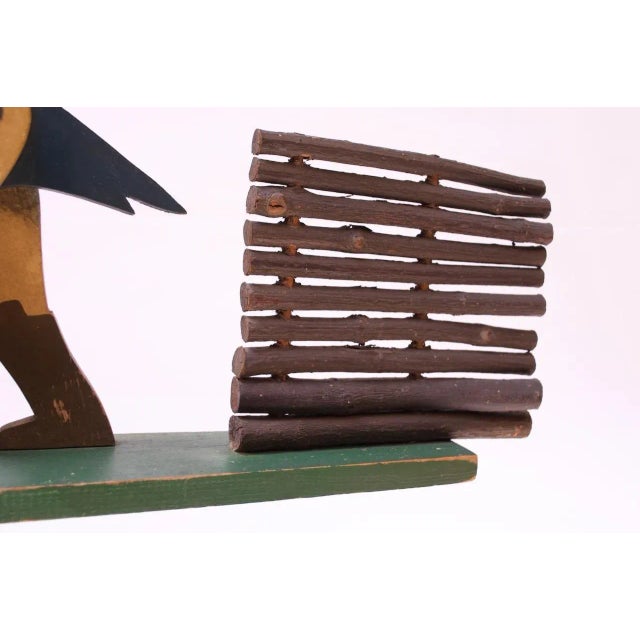 Early 20th Century Americana Uncle Sam Lumberjack Whirligig For Sale - Image 9 of 13