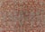 Antique Persian Sultanabad Rug With Floral Soft Red Field and Pale Blue Border For Sale In Atlanta - Image 6 of 15