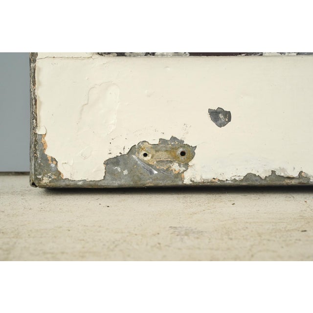 Wood Tudor Diamond Leaded Stained Glass Steel Casement Window For Sale - Image 7 of 8