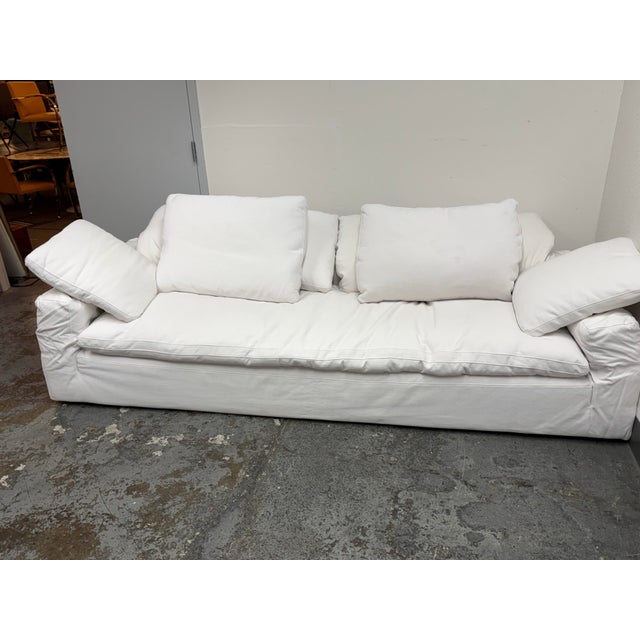 Timothy Oulton for Restoration Hardware Cloud Slipcover Sofa For Sale - Image 10 of 12