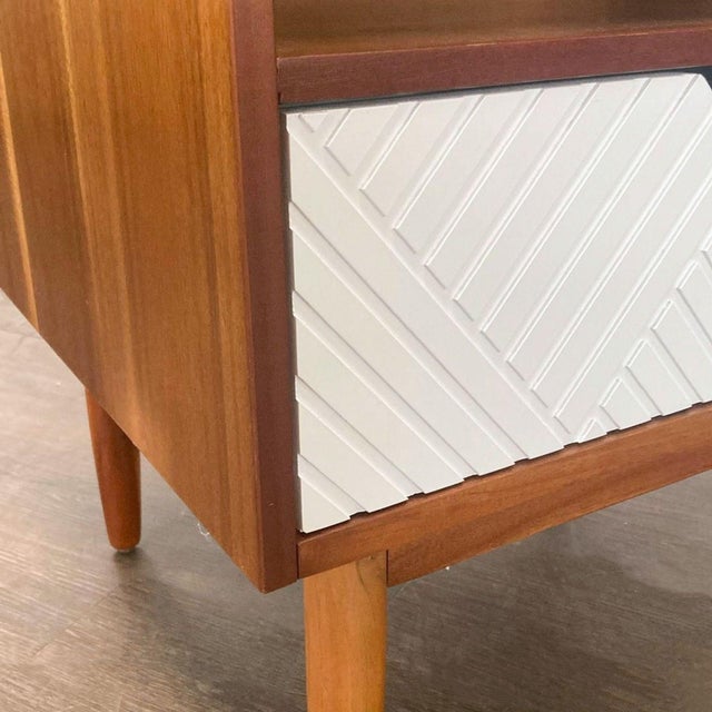West Elm West Elm One Drawer Nightstand With Open Shelf For Sale - Image 4 of 5