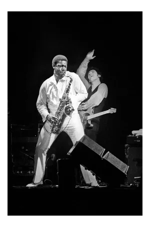 Original Giclee Photograph of Bruce Springsteen & Clarence "Big Man" Clemons
