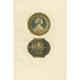 Delange, Majolica Coupe of Mr. Dutuit in Rome, 1869, Paper For Sale
