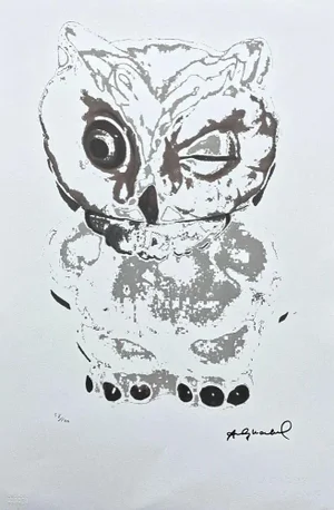 After Andy Warhol, Owl , 1980s, Lithograph