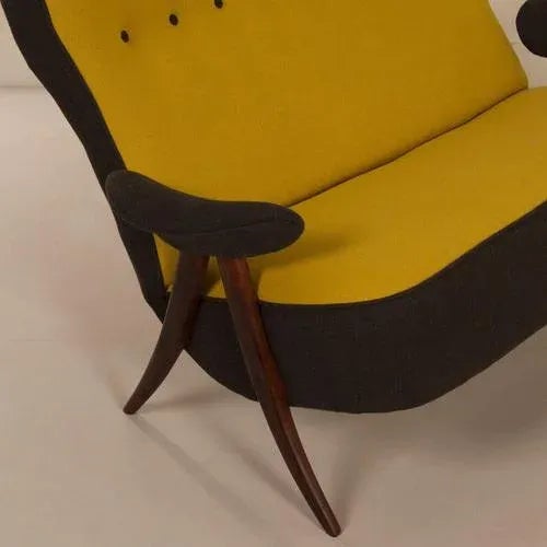 Model 105 Hairpin Sofa by Theo Ruth for Artifort, 1950s For Sale - Image 11 of 13