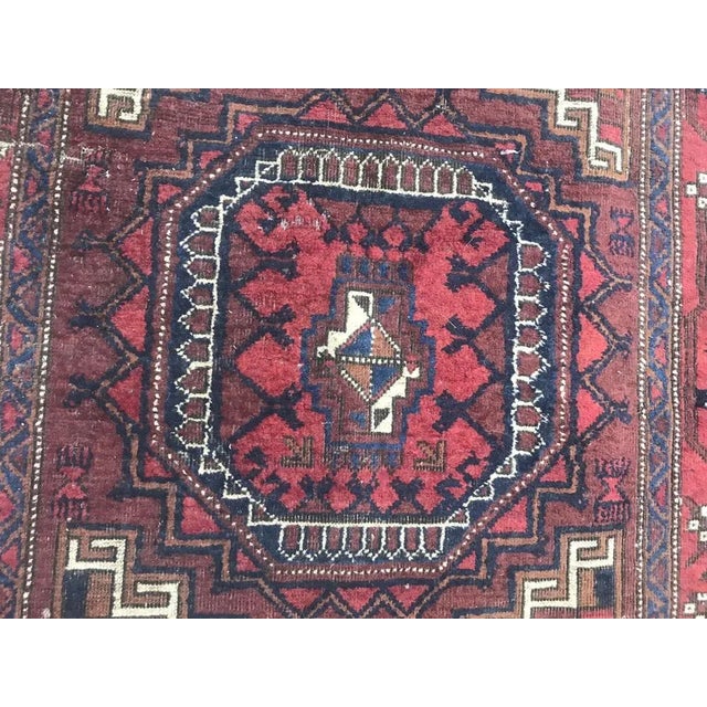 Antique Turkmen Rug For Sale - Image 6 of 18