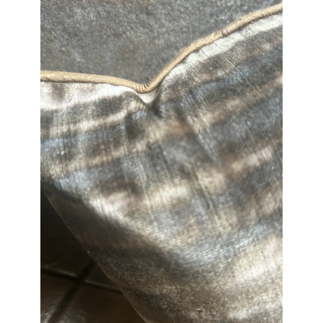 2020s Kravet Couture "Chicattah" in Mink 14”x20” - Down Insert For Sale - Image 5 of 10