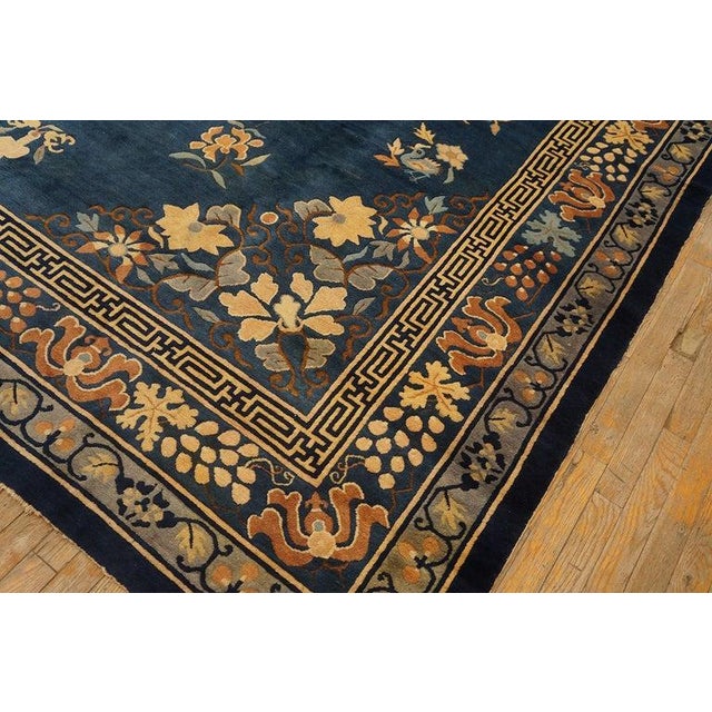 1920s Antique Chinese Rug Distinguished Piece Cultural Sophistication of Early Qing For Sale - Image 5 of 9