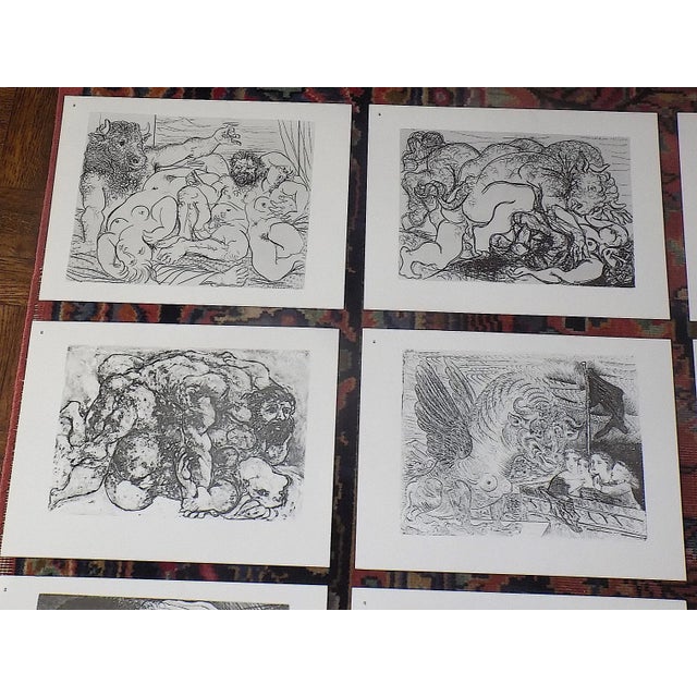 This set of nine (9) vintage 20th century color lithographs (offset) depict 11"x8.5"" abstracted images by the world...