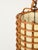 Brown Vintage Pendant Light in Parchment with Rattan and Wicker by Louis Sognot, France, 1960s For Sale - Image 8 of 14